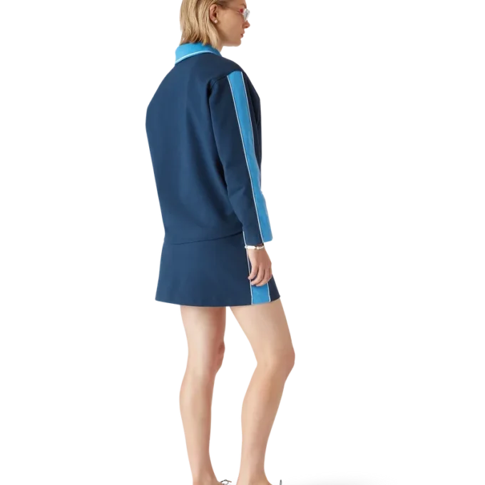 Punto Polo Collared Sweatshirt