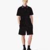 Purple Monogram Velour Shorts Purple Monogram Velour Shorts