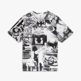Rave Collage Short Sleeve Mesh T-Shirt