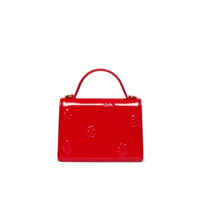 Red Emblems Mini Jeanne Bag
