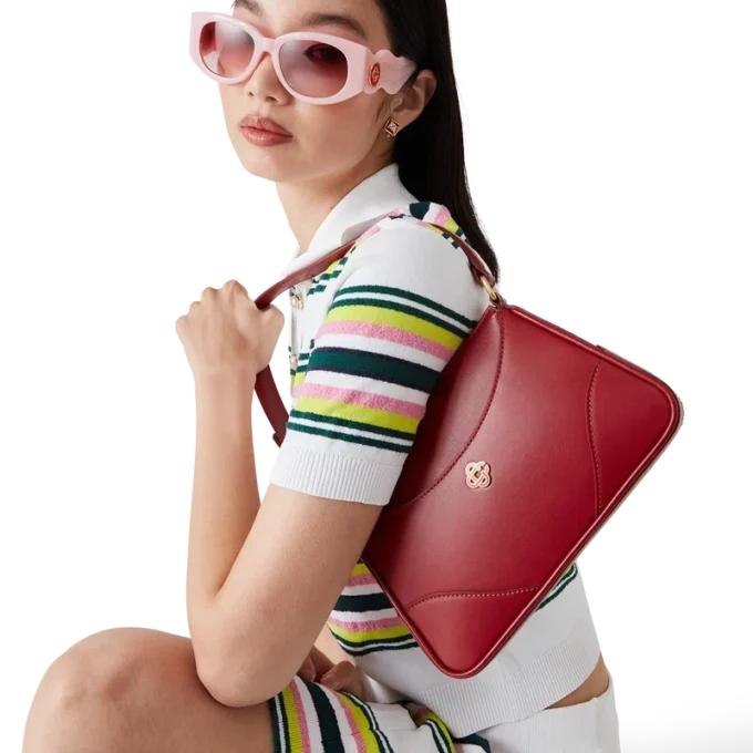 Red Jeanne Pochette Shoulder Bag Red Jeanne Pochette Shoulder Bag