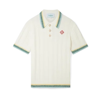 Rib Boucle Polo Shirt