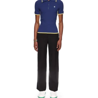 Rib Polo Shirt