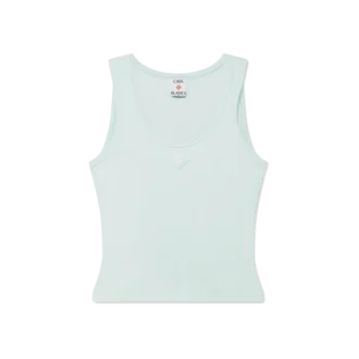 Ribbed Jersey Tank Top