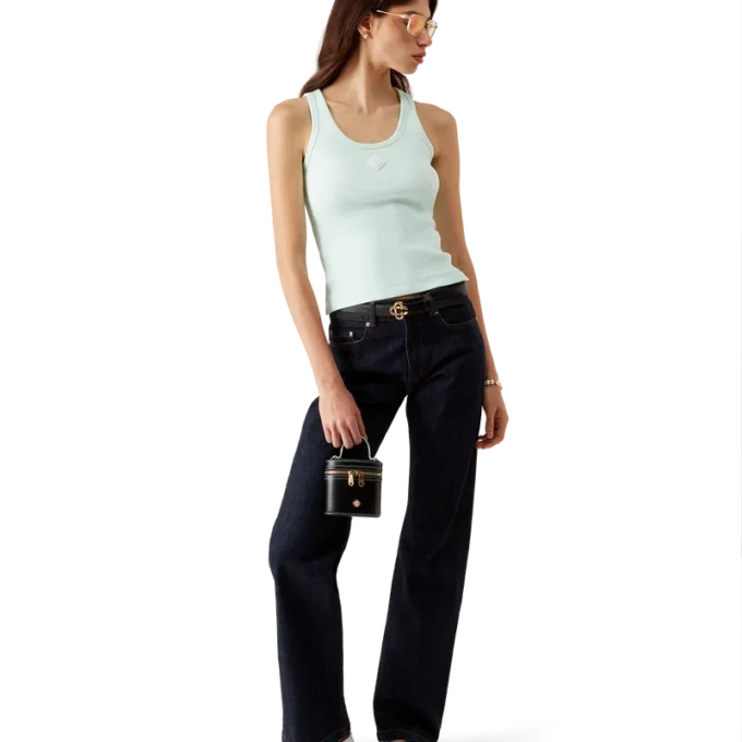 Ribbed Jersey Tank Top Ribbed Jersey Tank Top