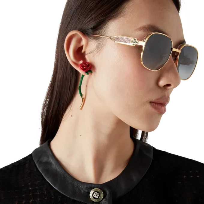 Rose Drop Earrings