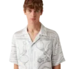 Sacred Stone Short Sleeve Silk Shirt Sacred Stone Short Sleeve Silk Shirt