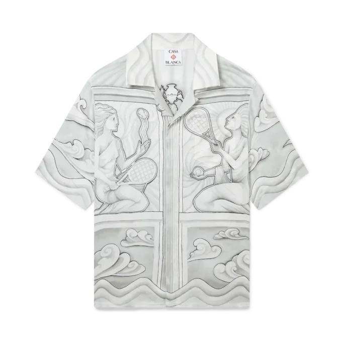 Sacred Stone Short Sleeve Silk Shirt Sacred Stone Short Sleeve Silk Shirt
