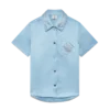 Satin Short Sleeve Shirt Satin Short Sleeve Shirt