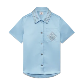 Satin Short Sleeve Shirt
