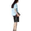 Satin Short Sleeve Shirt Satin Short Sleeve Shirt