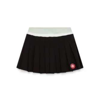 Scuba Pleated Mini Skirt