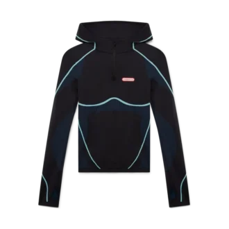 Seamless Hooded Long Sleeve Top