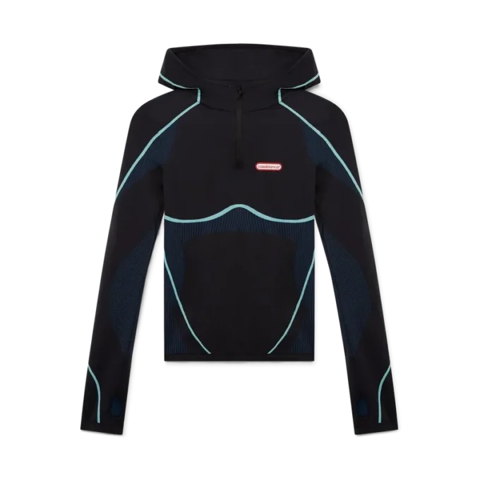 Seamless Hooded Long Sleeve Top Seamless Hooded Long Sleeve Top