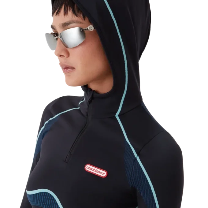 Seamless Hooded Long Sleeve Top Seamless Hooded Long Sleeve Top