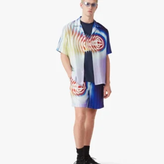Shockwave Short Sleeve Silk Shirt