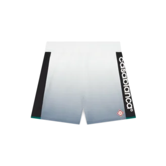 Silver Gradient Shellsuit Shorts