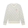 Silver Monogram Mohair Blend Crew Neck Silver Monogram Mohair Blend Crew Neck