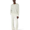 Silver Monogram Mohair Blend Crew Neck Silver Monogram Mohair Blend Crew Neck