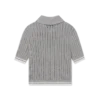 Silver Short Sleeve Polo Shirt Silver Short Sleeve Polo Shirt
