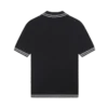 Silver Trim Boucle Polo Shirt