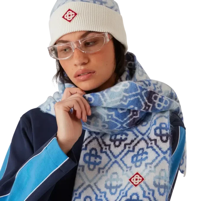 Space Dye Monogram Scarf Space Dye Monogram Scarf