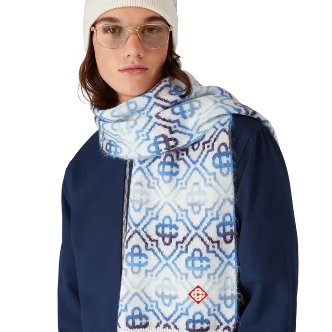 Space Dye Monogram Scarf Space Dye Monogram Scarf