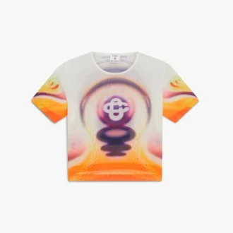 Sporchid Printed Mesh Baby Short Sleeve T-Shirt