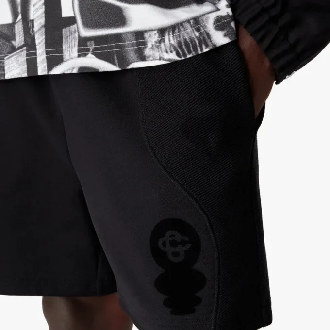 Squash Logo Flock Print Sweatshorts Squash Logo Flock Print Sweatshorts