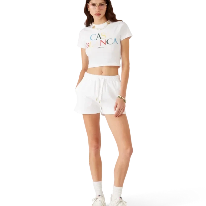 Stacked Logo Cropped T-Shirt Stacked Logo Cropped T-Shirt