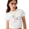 Stacked Logo Cropped T-Shirt Stacked Logo Cropped T-Shirt