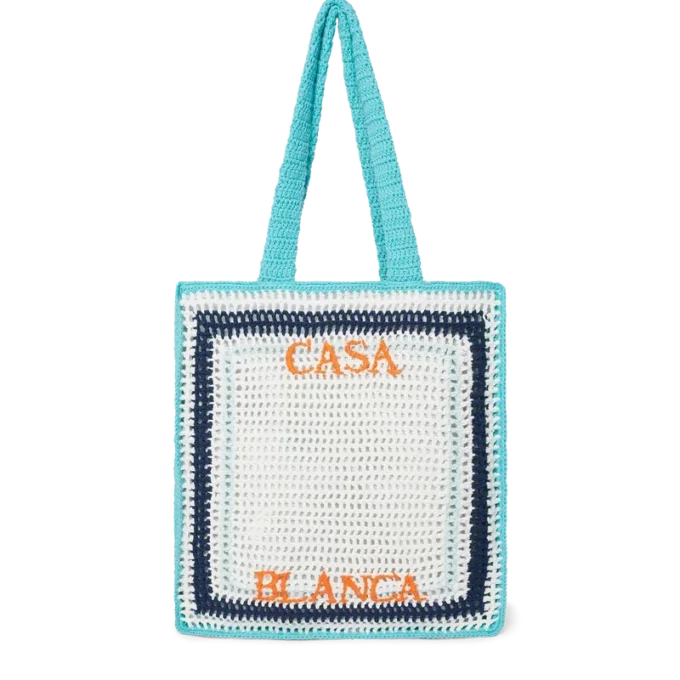Stripe Crochet Bag
