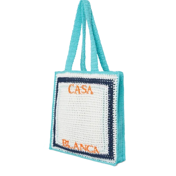 Stripe Crochet Bag