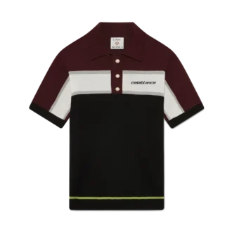 Stripe Merino Knit Polo