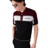 Stripe Merino Knit Polo Stripe Merino Knit Polo