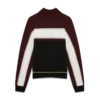 Stripe Merino Knit Track Jacket