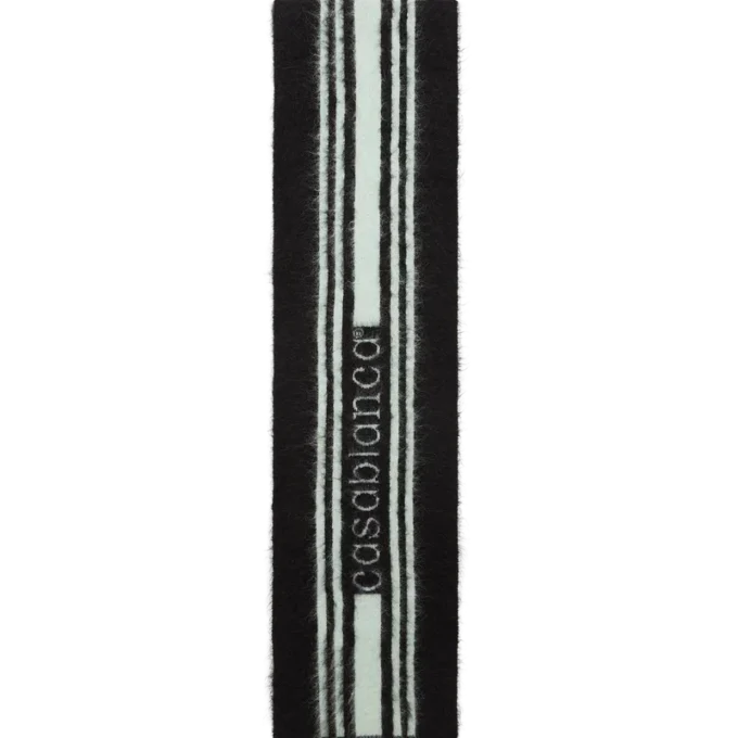 Stripe Mohair Scarf