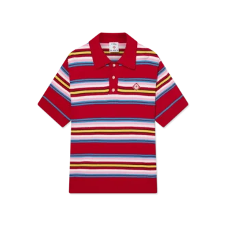 Stripe Oversized Polo Shirt Stripe Oversized Polo Shirt