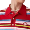 Stripe Oversized Polo Shirt Stripe Oversized Polo Shirt