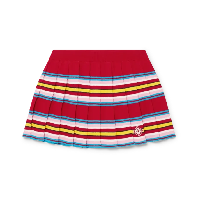 Stripe Pleated Skirt Stripe Pleated Skirt