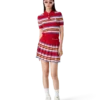 Stripe Pleated Skirt Stripe Pleated Skirt
