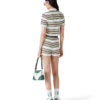 Stripe Shirred Shorts Stripe Shirred Shorts