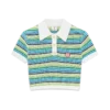 Stripe Short Sleeve Polo Shirt Stripe Short Sleeve Polo Shirt