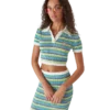 Stripe Short Sleeve Polo Shirt Stripe Short Sleeve Polo Shirt