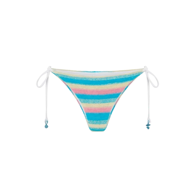 Stripe Towelling Bikini Bottom Stripe Towelling Bikini Bottom