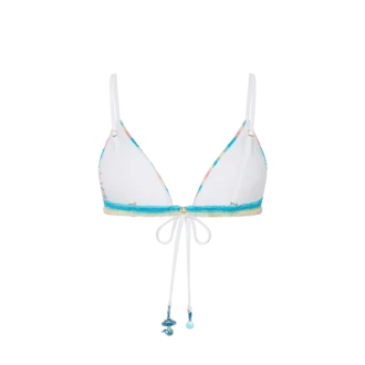 Stripe Towelling Bikini Top