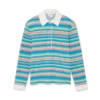 Stripe Towelling Polo Shirt Stripe Towelling Polo Shirt