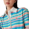 Stripe Towelling Polo Shirt Stripe Towelling Polo Shirt