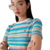 Stripe Towelling Top Stripe Towelling Top