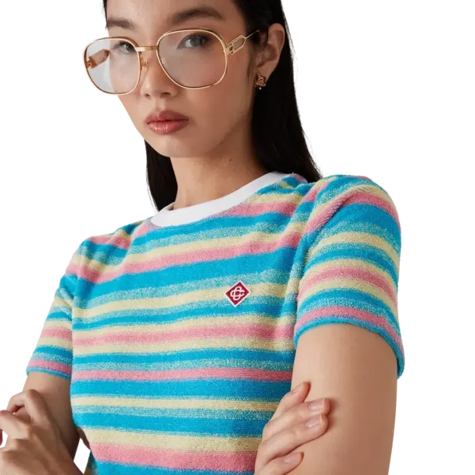 Stripe Towelling Top Stripe Towelling Top